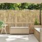 Preview: Gartenbank mit Kissen Beige 110x30x40,5 cm Poly Rattan
