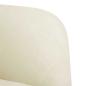 Preview: Zweisitzer-Sofa Creme 109 cm Samt