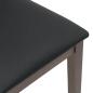Preview: Esszimmerstühle mit Kissen 2 Stk. Braun Massivholz Gummibaum