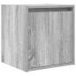 Preview: Wand-Nachttische 2 Stk. Grau Sonoma 38x34x40 cm