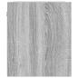 Preview: Wand-Nachttische 2 Stk. Grau Sonoma 38x34x40 cm