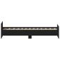 Preview: Bettgestell ohne Matratze Schwarz Eichen-Optik 90x200 cm