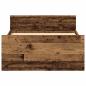 Preview: Bettgestell ohne Matratze Altholz-Optik 75x190 cm Holzwerkstoff