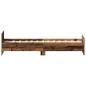 Preview: Bettgestell ohne Matratze Altholz-Optik 75x190 cm Holzwerkstoff
