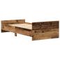 Preview: Bettgestell ohne Matratze Altholz-Optik 75x190 cm Holzwerkstoff