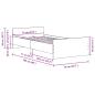 Preview: Bettgestell ohne Matratze Altholz-Optik 75x190 cm Holzwerkstoff