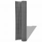 Preview: Gartenzaun Doppelseitig PVC 150 x 500 cm Grau