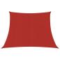Preview: Sonnensegel 160 g/m² Rot 4/5x4 m HDPE