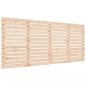 Preview: Wand-Kopfteil 186x3x91,5 cm Massivholz Kiefer