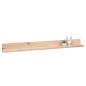 Preview: Wandregale 2 Stk. 110x11x9 cm Massivholz Kiefer