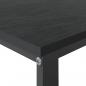 Preview: Computertisch Schwarz 110x60x73 cm Holzwerkstoff