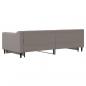 Preview: Tagesbett Ausziehbar Taupe 90x200 cm Stoff
