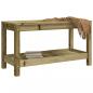 Preview: Gartenbank 82,5x35x45 cm Imprägniertes Kiefernholz