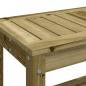 Preview: Gartenbank 82,5x35x45 cm Imprägniertes Kiefernholz