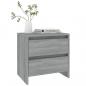 Preview: Nachttische 2 Stk. Grau Sonoma 45x34,5x44,5 cm Holzwerkstoff