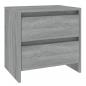 Preview: Nachttische 2 Stk. Grau Sonoma 45x34,5x44,5 cm Holzwerkstoff