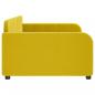 Preview: Tagesbett Gelb 90x200 cm Samt