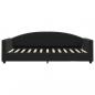 Preview: Tagesbett Schwarz 90x190 cm Samt