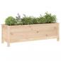 Preview: Hochbeet 119,5x40x39 cm Massivholz Kiefer