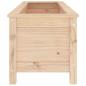 Preview: Hochbeet 119,5x40x39 cm Massivholz Kiefer