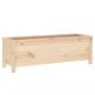 Preview: Hochbeet 119,5x40x39 cm Massivholz Kiefer