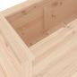 Preview: Hochbeet 119,5x40x39 cm Massivholz Kiefer
