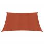 Preview: Sonnensegel 160 g/m² Quadratisch Terrakottarot 3,6x3,6 m HDPE