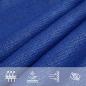 Preview: Sonnensegel 160 g/m² Trapezform Blau 4/5x4 m HDPE