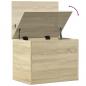 Preview: Truhe Sonoma-Eiche 60x42x46 cm Holzwerkstoff