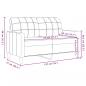 Preview: 2-Sitzer-Sofa Gelb 120 cm Samt
