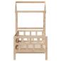 Preview: Tagesbett mit Dach 90x190 cm Massivholz Kiefer
