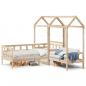 Preview: ARDEBO.de - Tagesbett Set mit Dach 90x190 cm Massivholz Kiefer