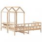 Preview: Tagesbett Set mit Dach 90x190 cm Massivholz Kiefer