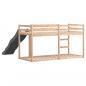 Preview: Etagenbett mit Rutsche und Leiter 90x200 cm Massivholz Kiefer