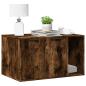 Preview: ARDEBO.de - Katzenklo Räuchereiche 80x50x45 cm Holzwerkstoff
