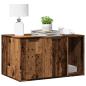 Preview: ARDEBO.de - Katzenklo Altholz-Optik 80x50x45 cm Holzwerkstoff