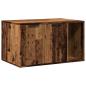 Preview: Katzenklo Altholz-Optik 80x50x45 cm Holzwerkstoff