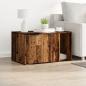 Preview: Katzenklo Altholz-Optik 80x50x45 cm Holzwerkstoff
