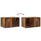 Preview: Katzenklo Altholz-Optik 80x50x45 cm Holzwerkstoff