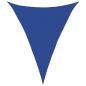 Preview: Sonnensegel 160 g/m² Dreieckig Blau 5x6x6 m HDPE