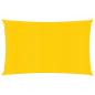 Preview: ARDEBO.de - Sonnensegel 160 g/m² Gelb 2x4 m HDPE