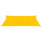 Preview: Sonnensegel 160 g/m² Gelb 2x4 m HDPE