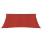 Preview: Sonnensegel 160 g/m² Rot 6x6 m HDPE