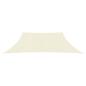 Preview: Sonnensegel 160 g/m² Creme 4/5x4 m HDPE