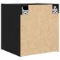 Preview: Wand-Nachttische 2 Stk. Schwarz 38x34x40 cm