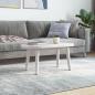 Preview: Tischplatte Weiß 80x40x2,5 cm Massivholz Kiefer Oval