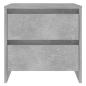 Preview: Nachttisch Betongrau 45x34,5x44,5 cm Holzwerkstoff