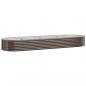 Preview: Hochbeet Pulverbeschichteter Stahl 322x100x36 cm Braun