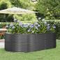 Preview: ARDEBO.de - Hochbeet Anthrazit 212x140x68 cm Pulverbeschichteter Stahl