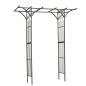 Preview: ARDEBO.de - Nature Gartenbogen Metall 114x66x232 cm Schwarz